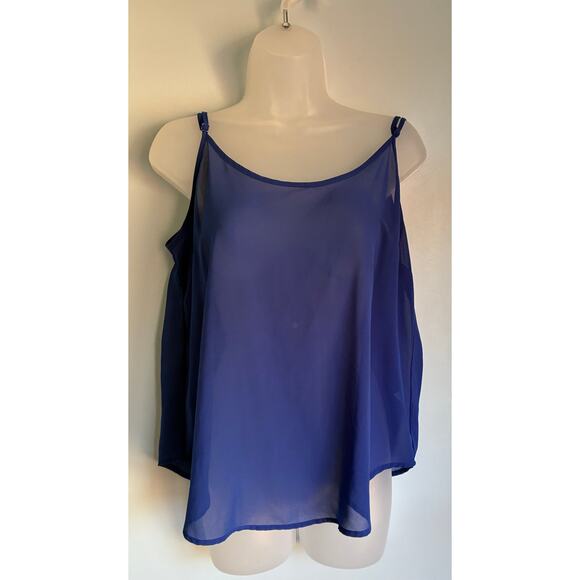 Sunday in Brooklyn Anthropologie Blouse Floral Blue Large - Picture 7 of 11